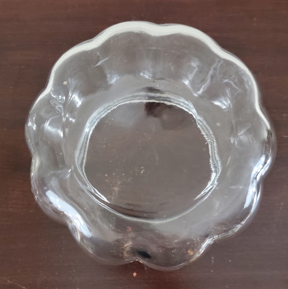 Anchor Hocking Vtg. Pumpkin Cookie Jar Clear Glass W/Lid & Box 3309G ~Pre-Owned - Picture 4 of 16